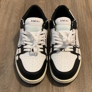 AMIRI Black and White Men's Sneakers